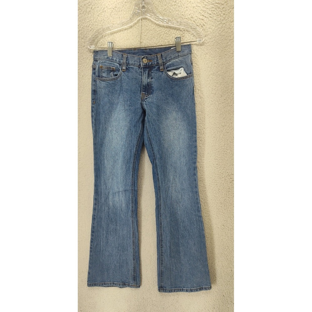 J‎ Galt Women Jeans Small Blue 100% Cotton Low Rise Boot Cut Retro Boho